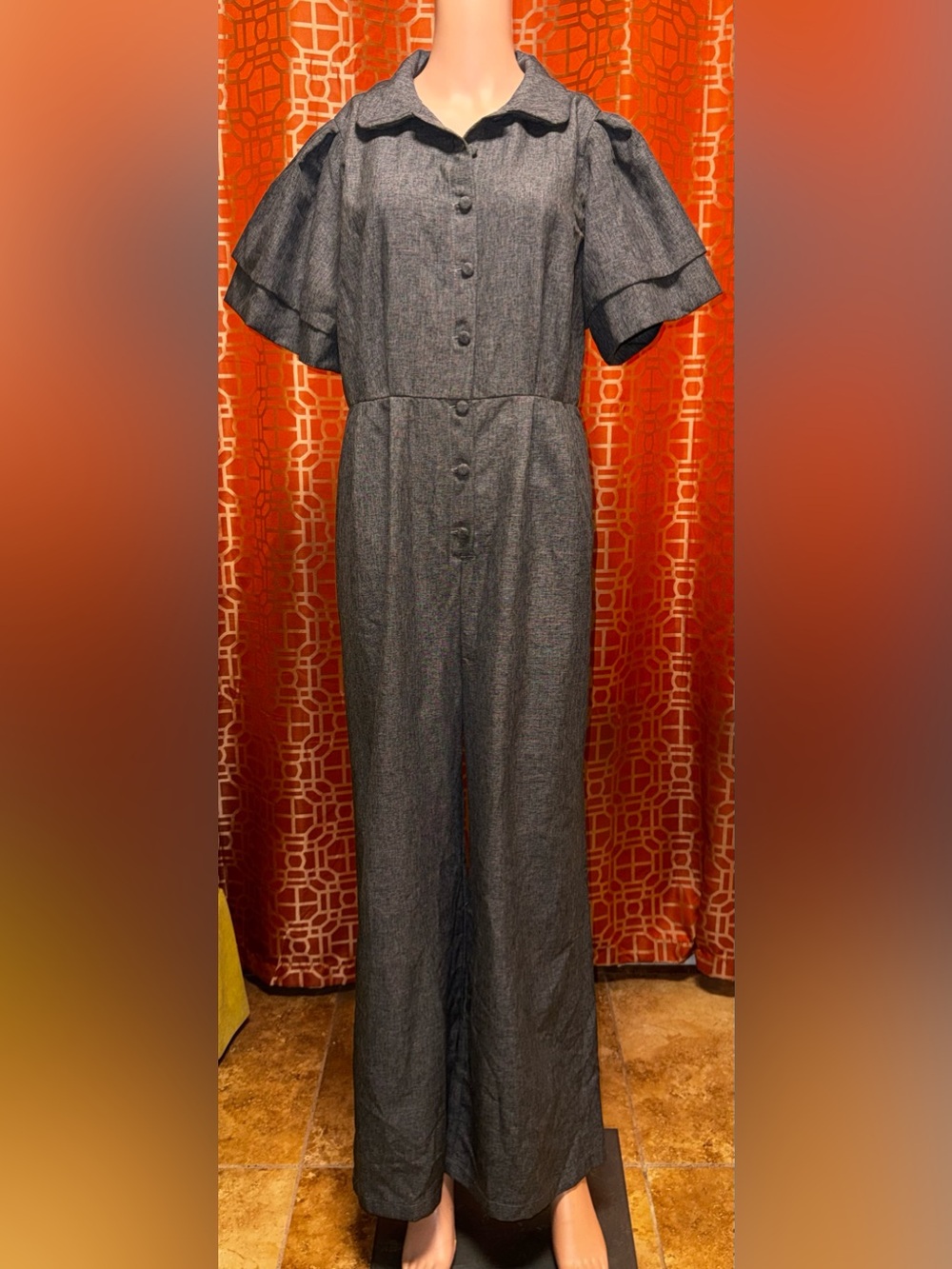 SHEIN Ruffle Jumpsuit Size XL